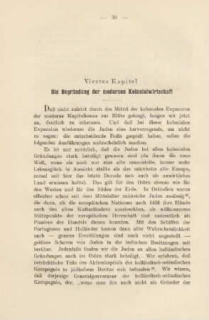 Viertes Kapitel Die Begründung der modernen Kolonialwirtschaft