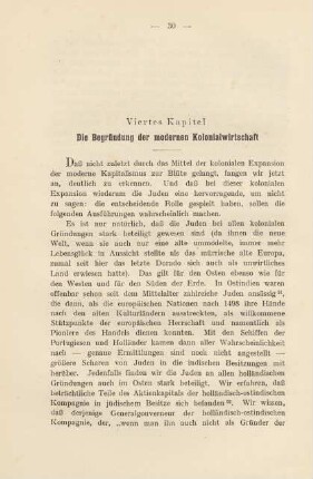 Viertes Kapitel Die Begründung der modernen Kolonialwirtschaft