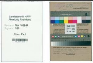 Entnazifizierung Paul Ross , geb. 08.02.1912 (Motorenschlosser)