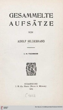 Gesammelte Aufsätze