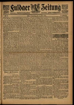 Ausgabe vom Donnerstag, den 17. März 1904.