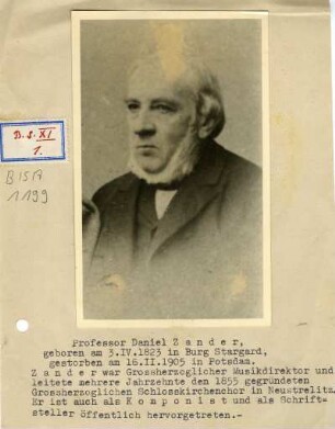 Zander, Prof. Daniel