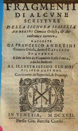 Fragmenti di alcune scritture