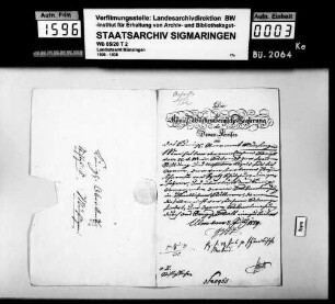 Therese von Späth-Schülzbürg, Armenstiftung für Anhausen, Indelhausen und Erbstetten