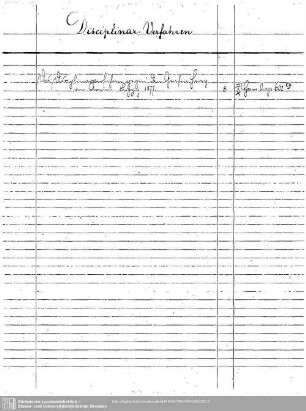 Disciplinar-Verfahren