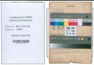 Entnazifizierung Heinrich Schorn , geb. 06.09.1889 (Verw.Gehilfe)