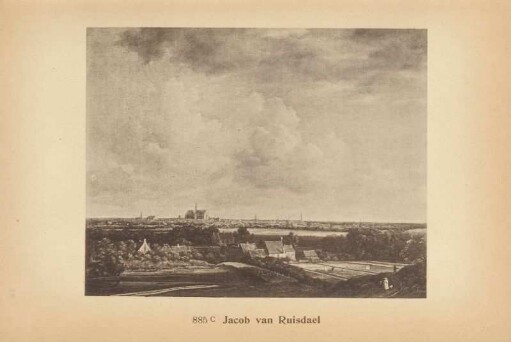 Jacob van Ruisdael. Haarlem von den Dünen bei Overveen gesehen. 885 C