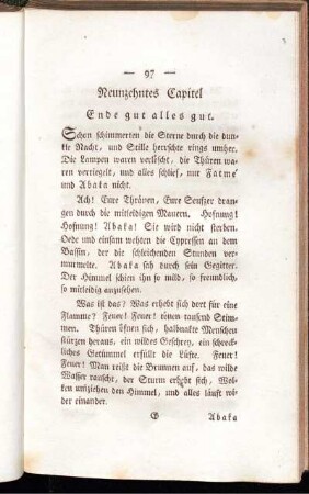 Neunzehntes Capitel Ende gut alles gut.