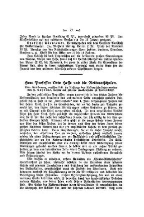 Herr Professor Otto Hesse und die Rektoratschulen : eine Erwiderung