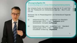 Beschreibung von Isothermen und Isobaren im pVT-Zustandsdiagramm eines Einkomponentensystems: Übungsaufgabe 1