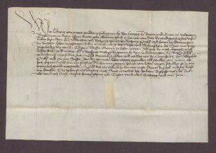 Pfalzgraf Ludwig von Veldenz bekundet, dass Albrecht von Rechberg von Hohenrechberg, Propst zu Ellwangen, ihn mit dem Schloss Strahlenberg und der Stadt Schriesheim belehnt hat.