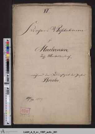 Mackensen: Visitationsakten