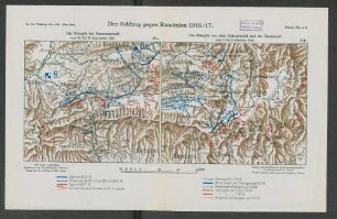 Skizze 18a. Der Feldzug gegen Rumänien 1916/17. Die Kämpfe bei Hermannstadt vom 26. bis 28. September 1916.