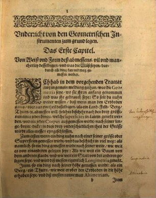 Fabrica et usus instrumenti chorographici