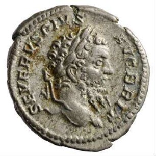 Münze, Denar, 210 n. Chr.