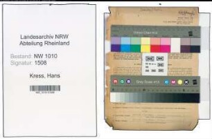 Entnazifizierung Hans Kress , geb. 01.08.1914 (Faerbereibesitzer)