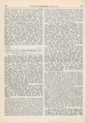303-307 [Rezension] Loewenich, Walther von, Luthers Theologia Crucis
