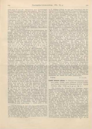 210-212 [Rezension] Eusebii canonum epitome ex Dionysii Telmaharensis chronico petita, sociata opera verterunt notisque illustrarunt Carolus Siegfried et Henricus Gelzer