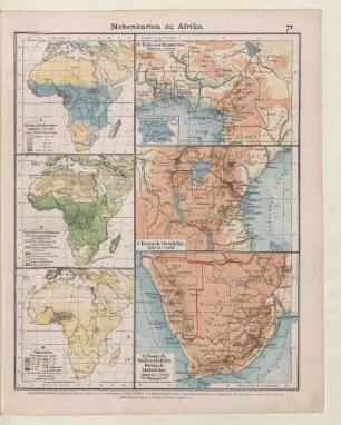 Nebenkarten zu Afrika