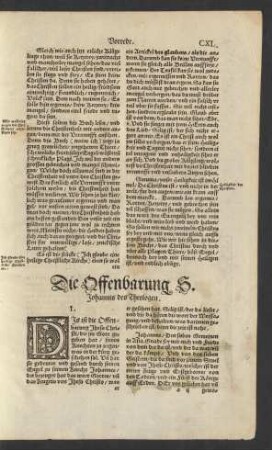 Die Offenbarung S. Johannis des Theologen.