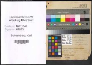 Entnazifizierung Karl Schoenberg , geb. 05.12.1894 (Ingenieur)