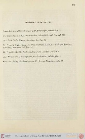 Autorenverzeichnis