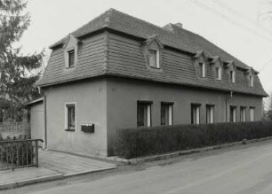 Milkel, Wohnhaus : Milkel (Kreis Bautzen), Wohnhaus der Schlossanlage, Nummer 5b, 18. Jahrhundert, Straßenansicht