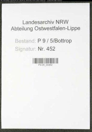 Namensverzeichnis Bottrop, Sterbefälle