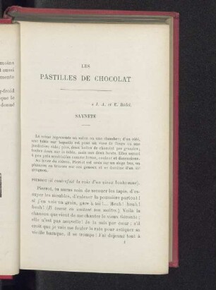Les pastilles de chocolat