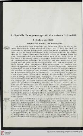 I: Becken und Hüfte