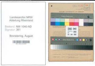 Entnazifizierung August Bronstering , geb. 16.08.1891 (Gemeindevertreter)