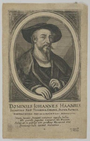 Bildnis des Iohannes Haabius