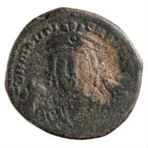 Münze, Follis, 599 / 600