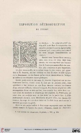 2. Pér. 8.1873: Exposition rétrospective de Tours, [2]