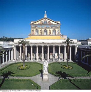 San Paolo fuori le Mura, Westfassade