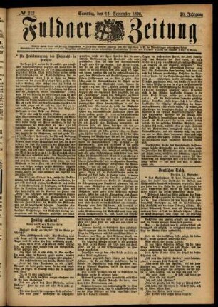 Ausgabe vom Samstag, den 16. September 1893.