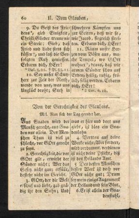 60-61, Von der Gerechtigkeit des Glaubens