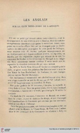 5.1887 = Année 6: Les anglais sur la côte Nord-Ouest de l'Afrique