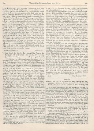 300 [Rezension] Werner, Johannes, Die neuen theologischen Enzyklopädien. Kritisches Referat