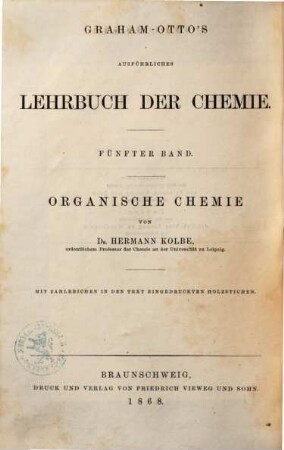 Ausführliches Lehrbuch der organischen Chemie, 3,2
