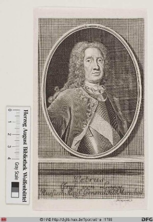 Bildnis Peter von Lacy (1740 Reichsgraf)
