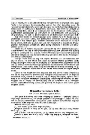 Unterrichte in deinem Geiste!