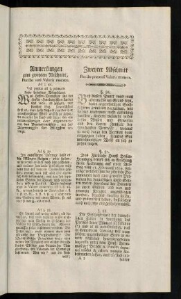 3-52, Anmerkungen zum zweyten Abschnitt, Puncto veri Valoris monetae.
