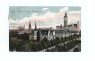 Leipzig: Blick von der Carl Tauchnitzstrasse