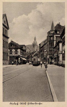 Postkartenalbum mit Motiven von Durlach. "Durlach. Adolf-Hitler-Straße"