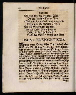 26-39, Usus I.-III. und Applicatio.