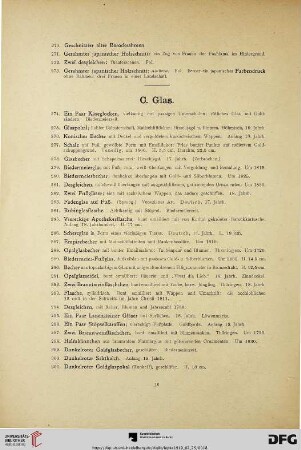 C. Glas (Nr. 274-363)