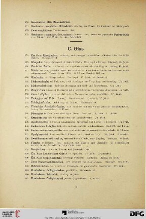 C. Glas (Nr. 274-363)