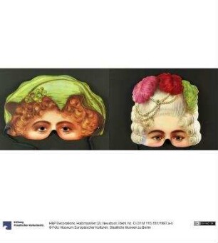 Halbmasken (2); Neudruck