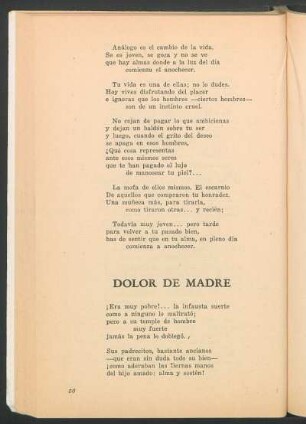 Dolor de madre